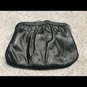 Vintage clutch, with strap option